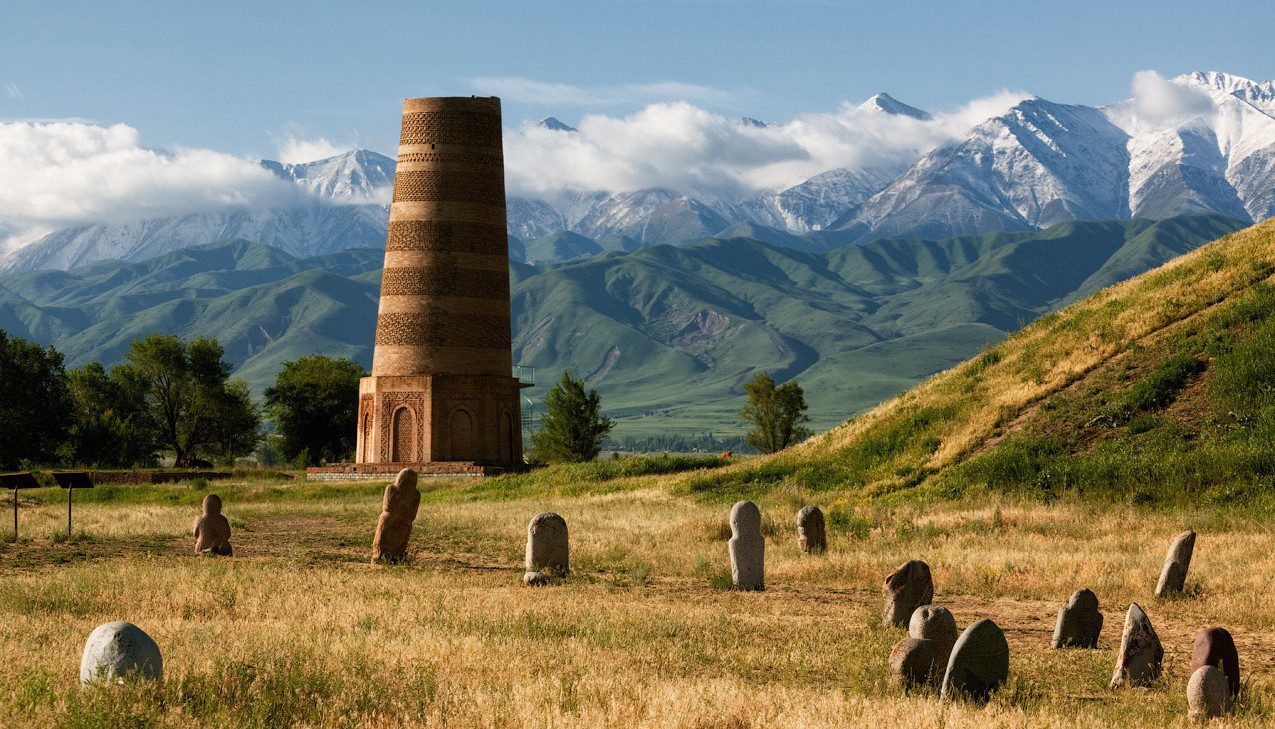 Burana tower and the balbals